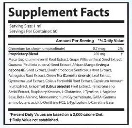 Whispeara Supplement Facts